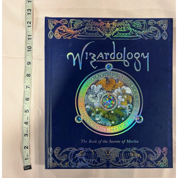 Wizardology Hardcover Book The Book Of The Secrets Of Merlin With Interactive Fe - Picture 9 of 10